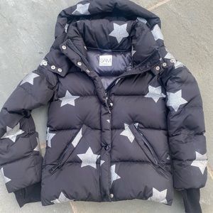 SAM kids size 12 Star jacket with hood gently used